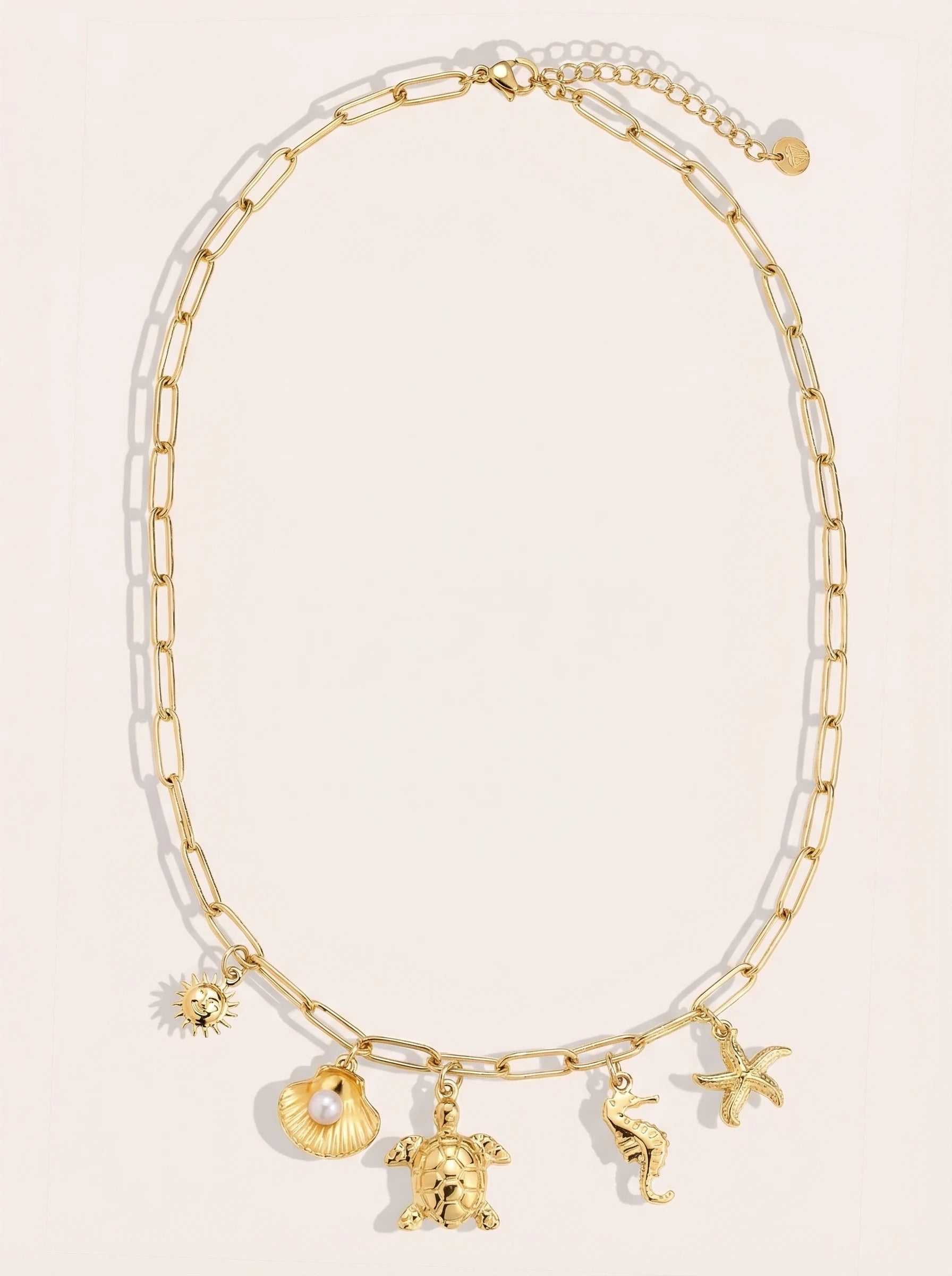 Ocean Love Pearl Edelstahl Halskette