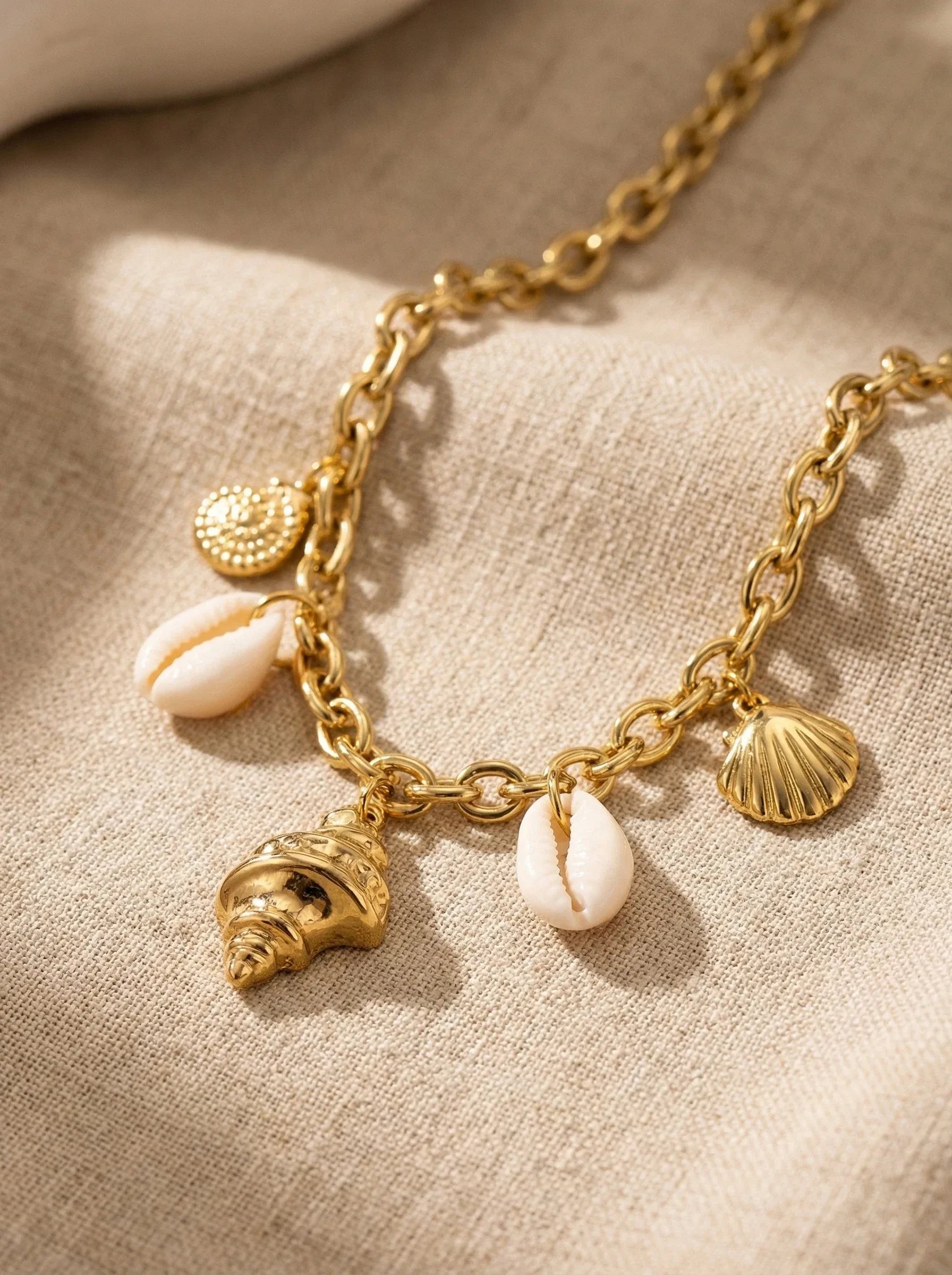 Ocean Love Shells Edelstahl Halskette - Produktbild 2