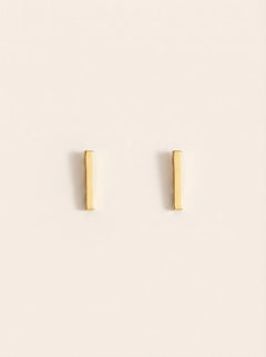 Simple Rod Edelstahl Ohrringe