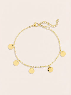 Plättchen Edelstahl-Armband