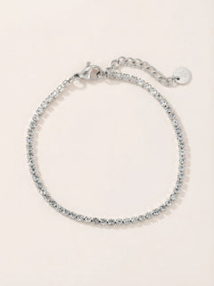 Fine Tennis Edelstahl Armband - Produktbild 9