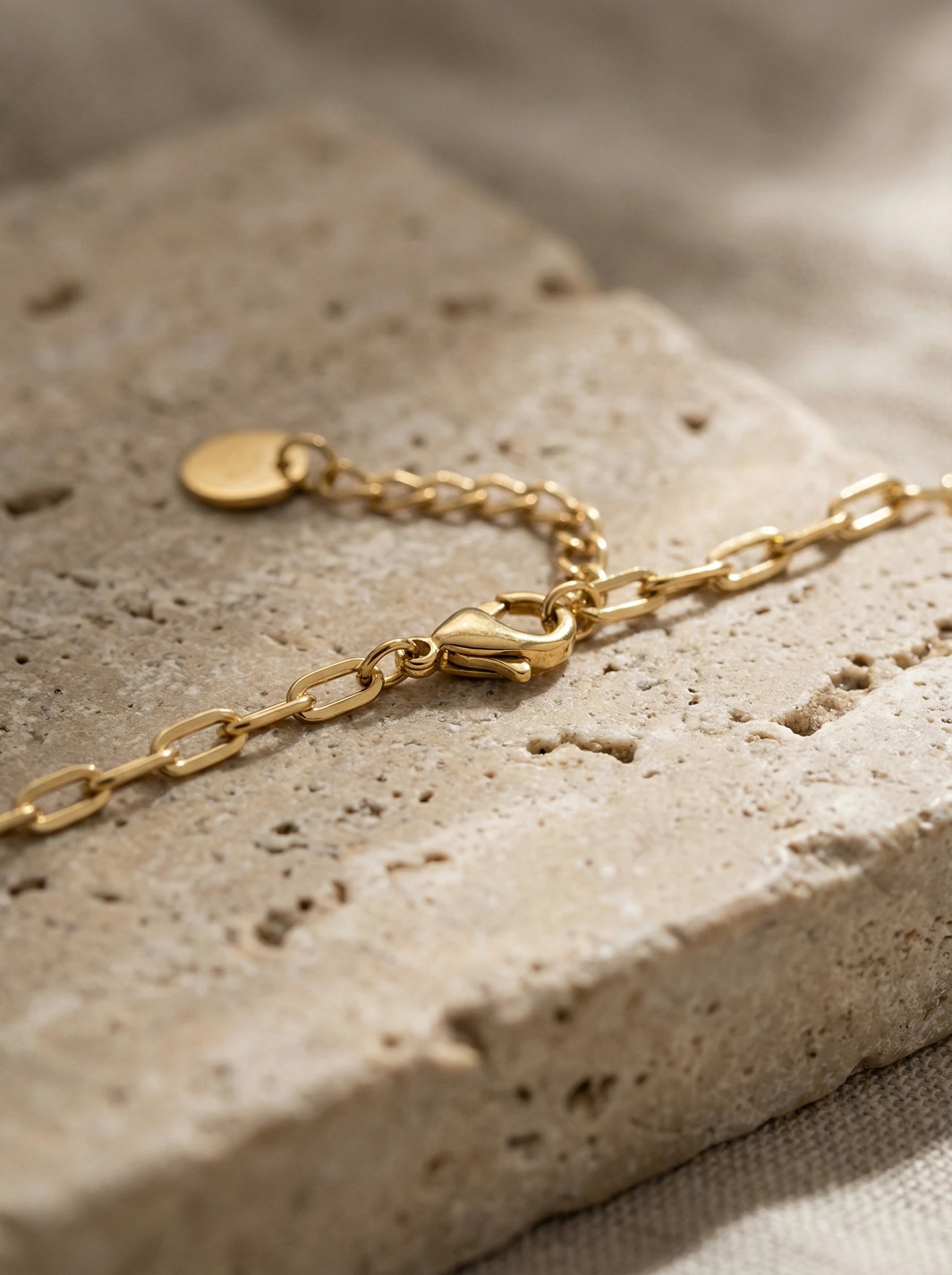 Elongated Link Edelstahl Armband - Produktbild 2