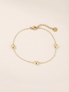 Tri-Heart Edelstahl Armband
