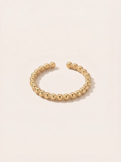 Simple Dots Edelstahl Ring