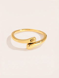 Tiny Drops Edelstahl Ring