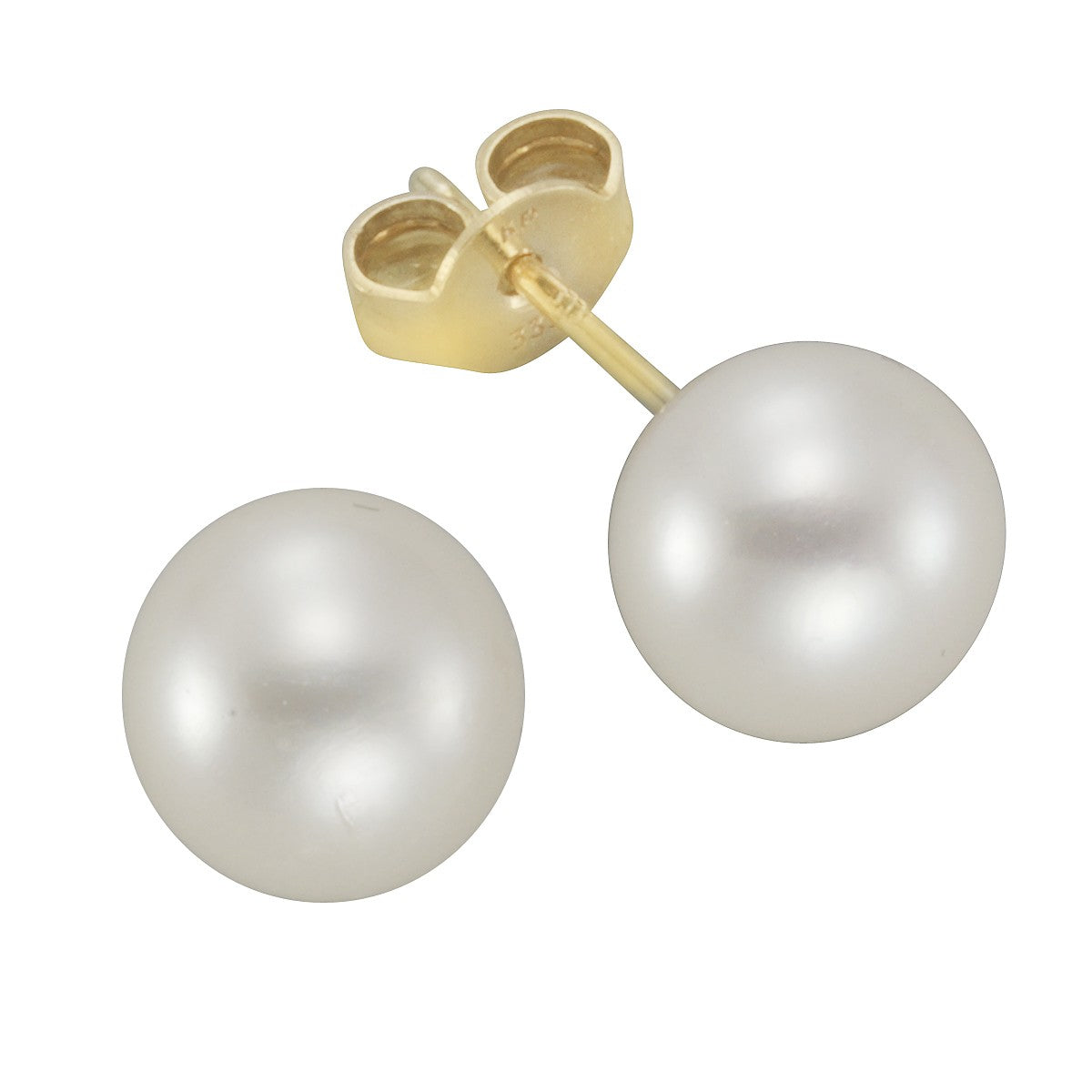 Ohrstecker Valleria Perle Gold - Nymara