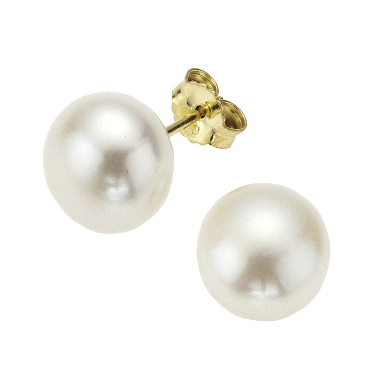 Ohrstecker Valleria Perle Gold - Nymara