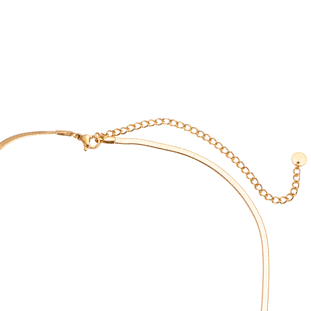 Fine Snake Skin Edelstahl Kette