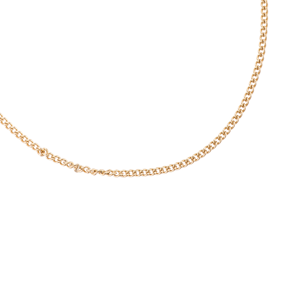 Simple Round Chain Edelstahl Kette