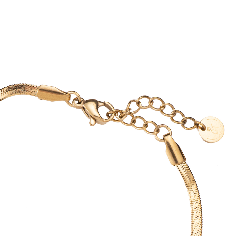 Fine Snake Skin Edelstahl Armband