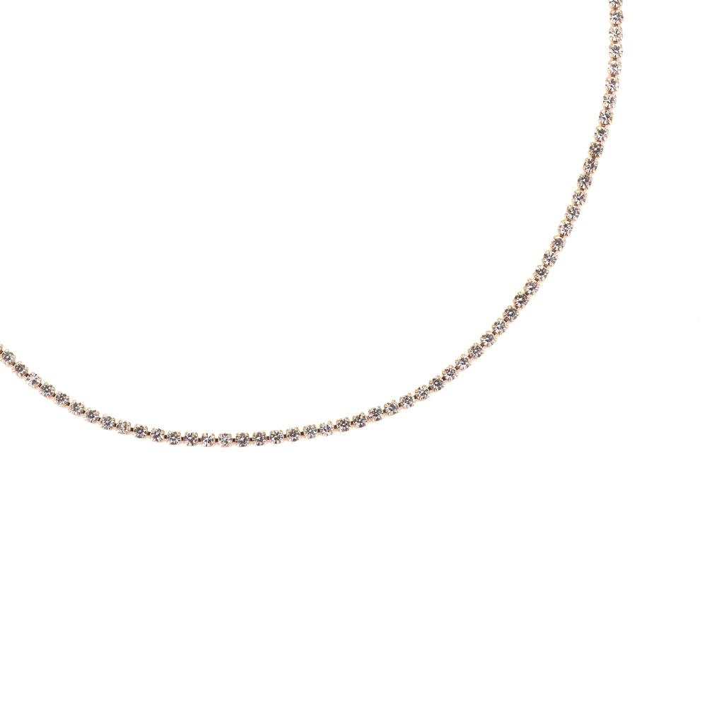 Fine Tennis Edelstahl Kette