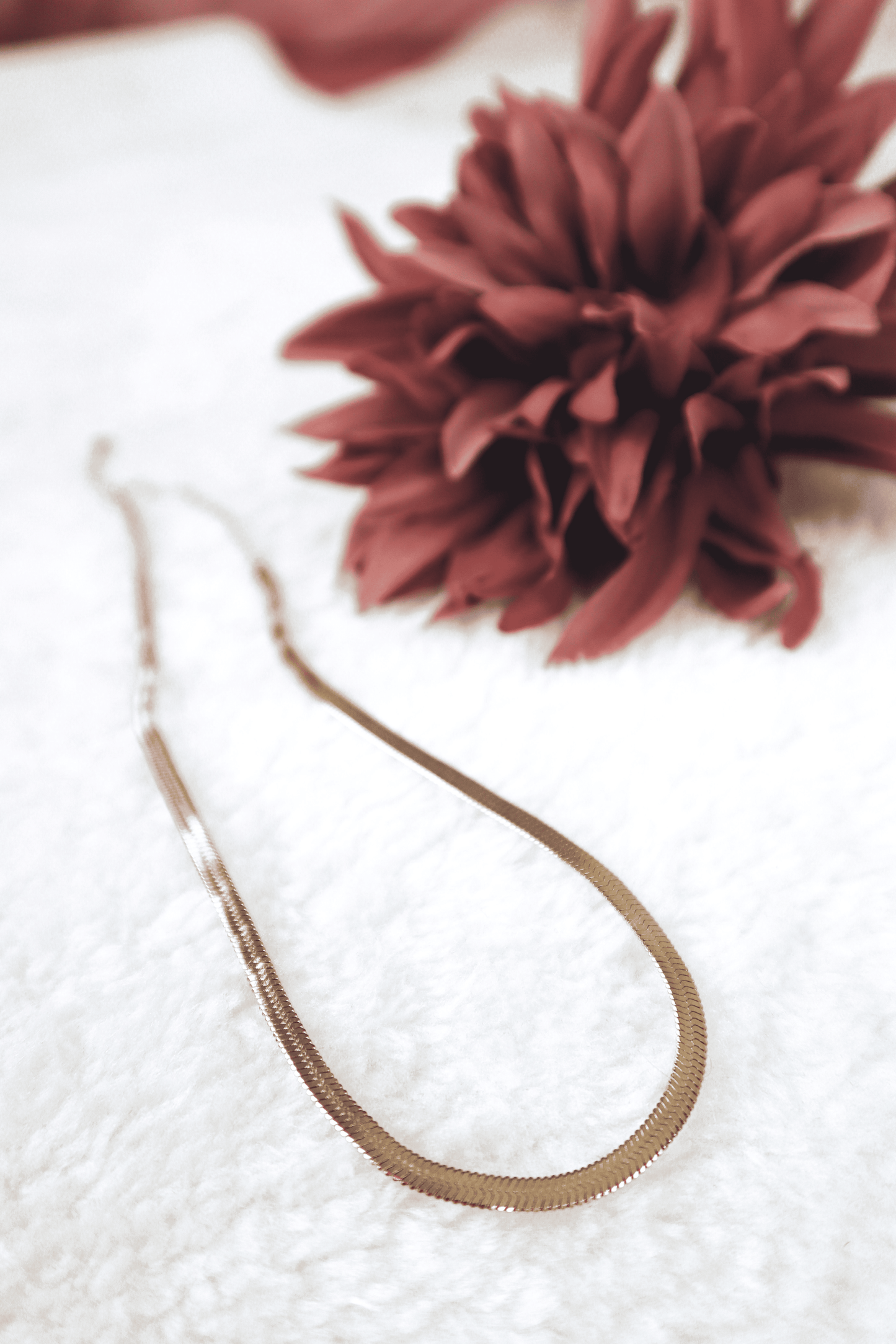 Snake Skin Edelstahl Kette