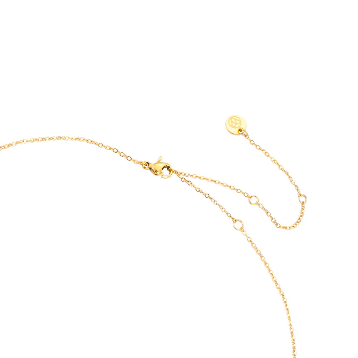 Plättchen Edelstahl Kette