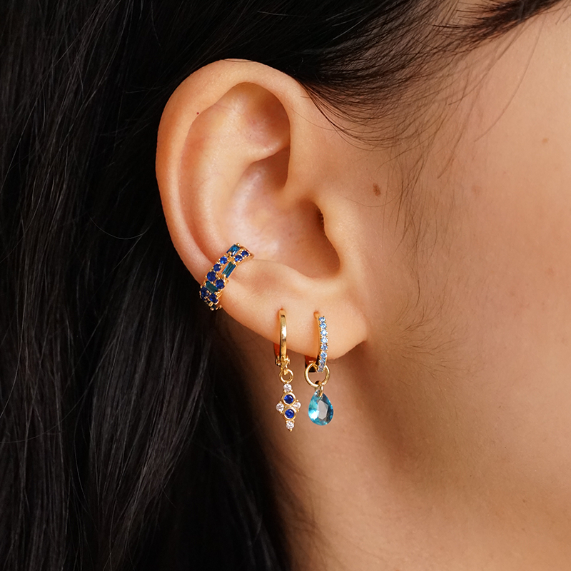 Sierra Vergoldeter Earcuff Color Edition