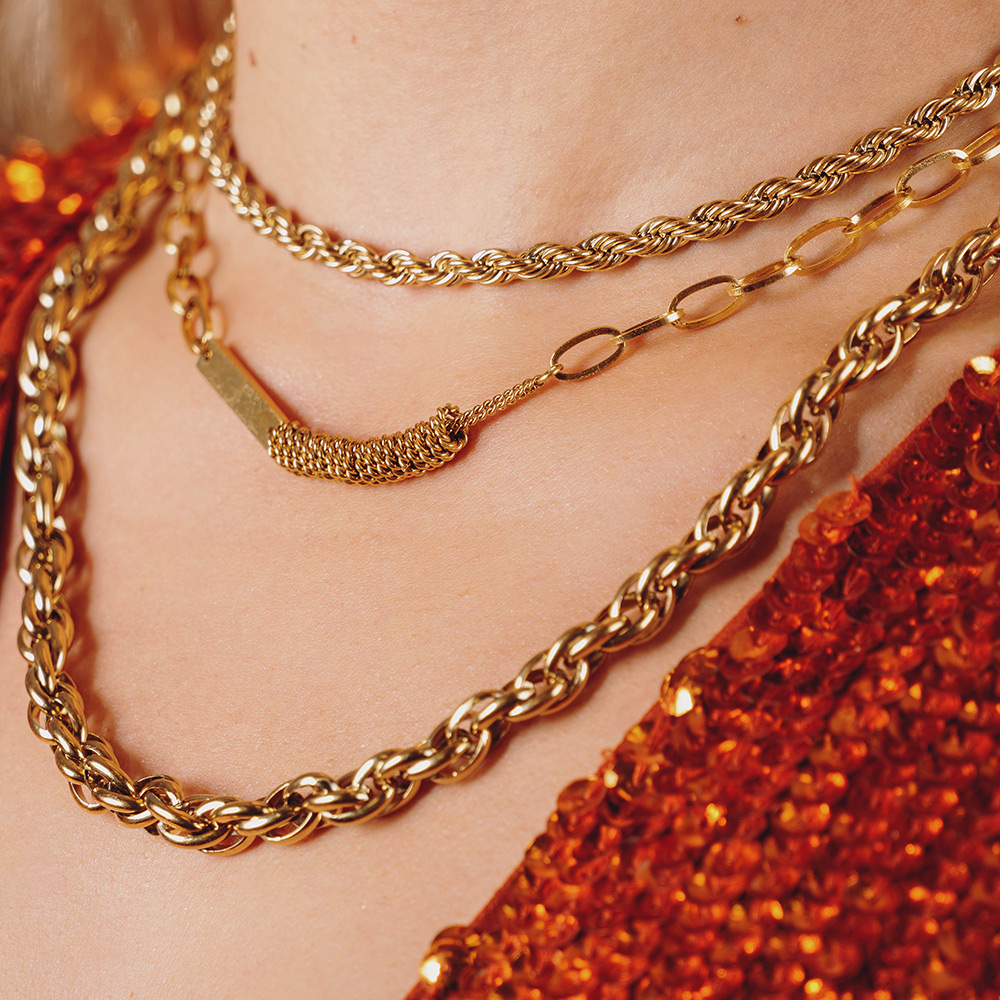 Twist 4.0 Edelstahl Kette