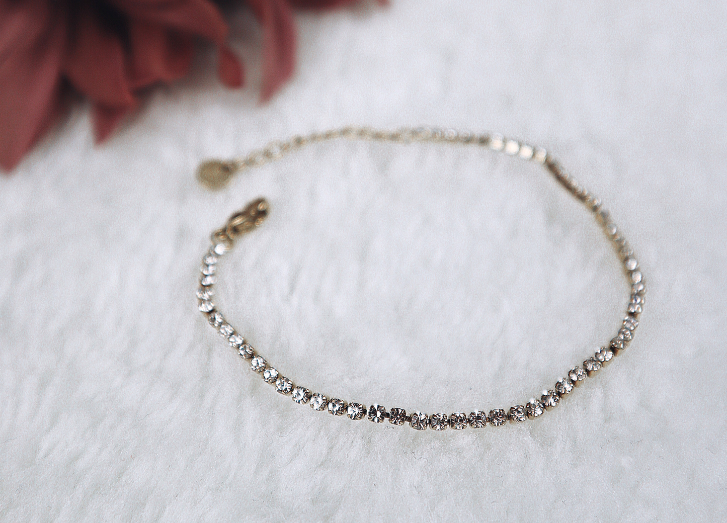 Fine Tennis Edelstahl Armband