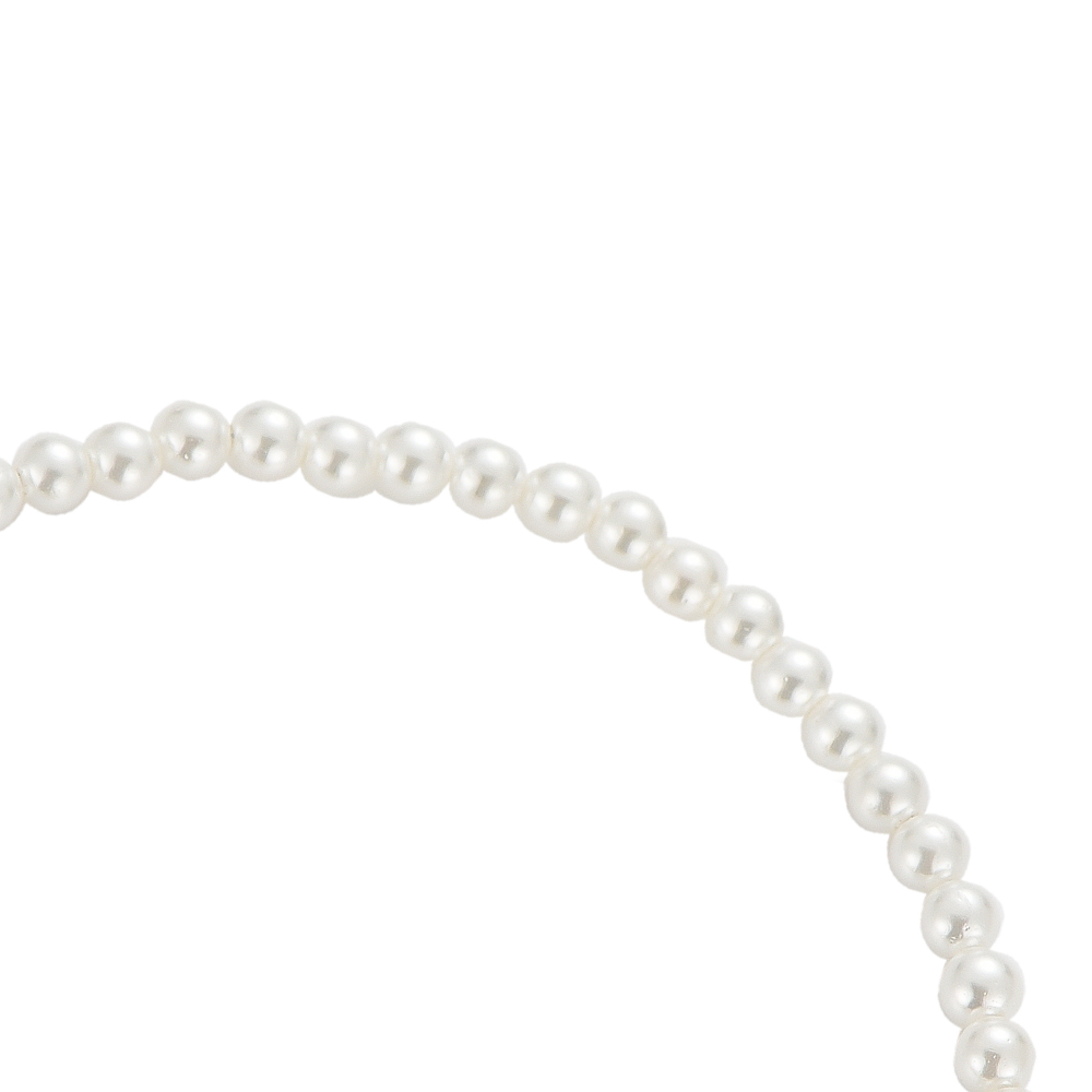 Line of Mini Pearls Edelstahl Armband