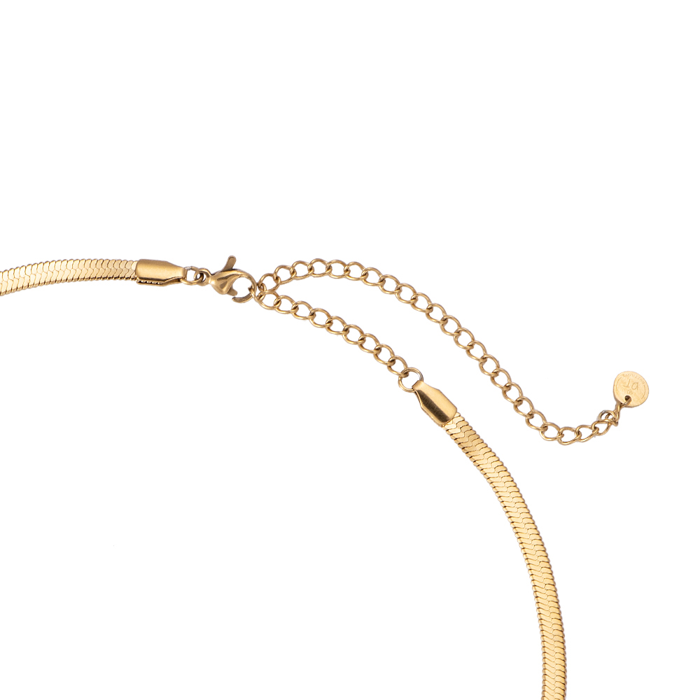 Snake Skin Edelstahl Kette