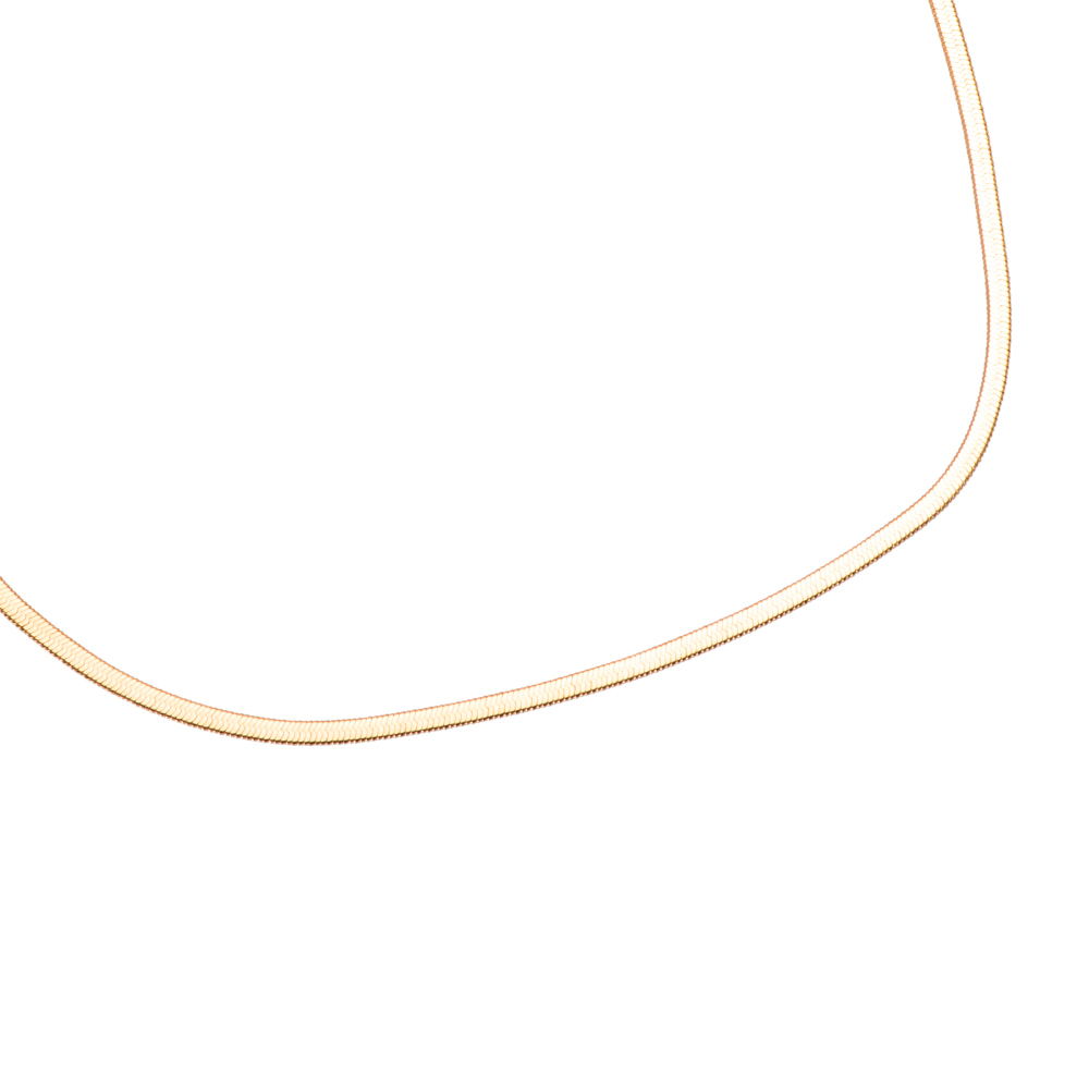 Fine Snake Skin Edelstahl Kette