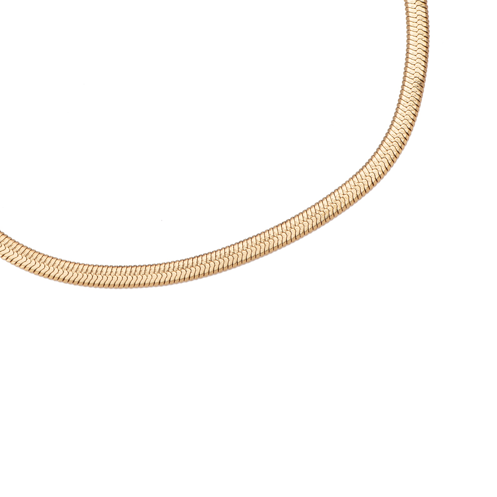 Fine Snake Skin Edelstahl Armband