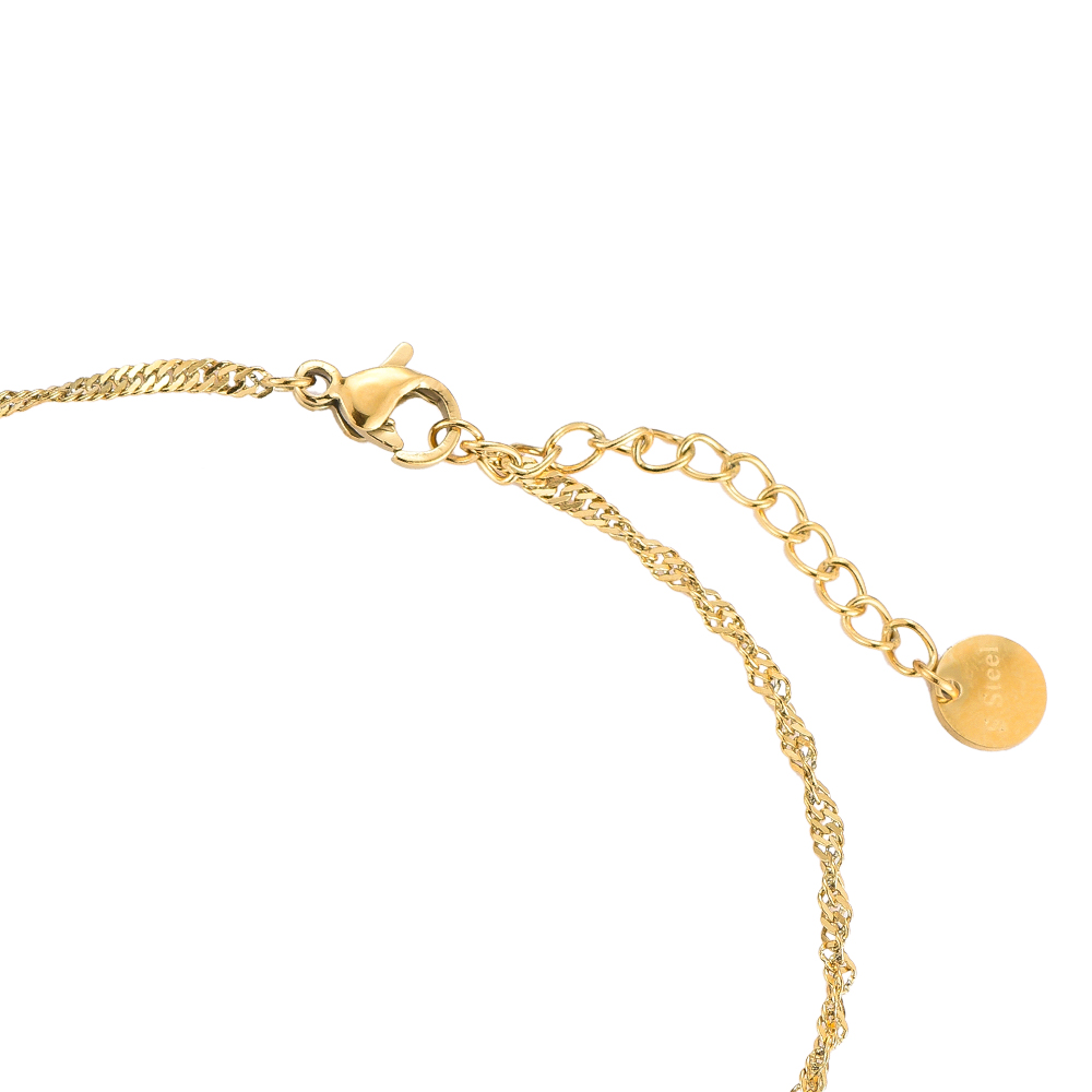 Spiral Links Edelstahl Armband