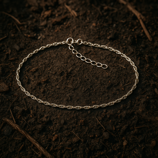 Fußkette Avinna Silber