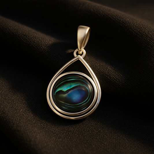 Anhänger Lyvara Oval Silber