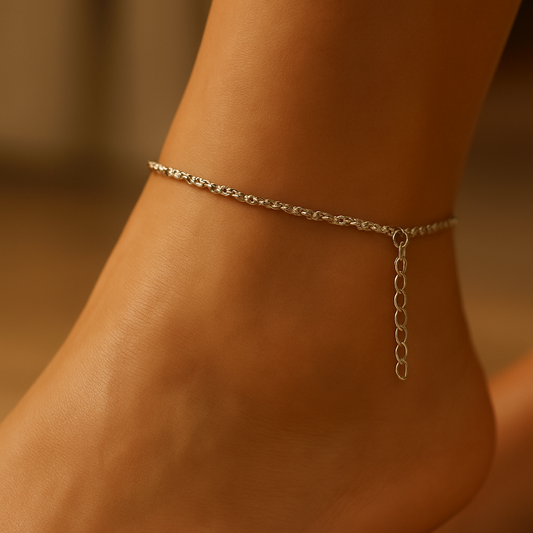 Fußkette Avinna Silber