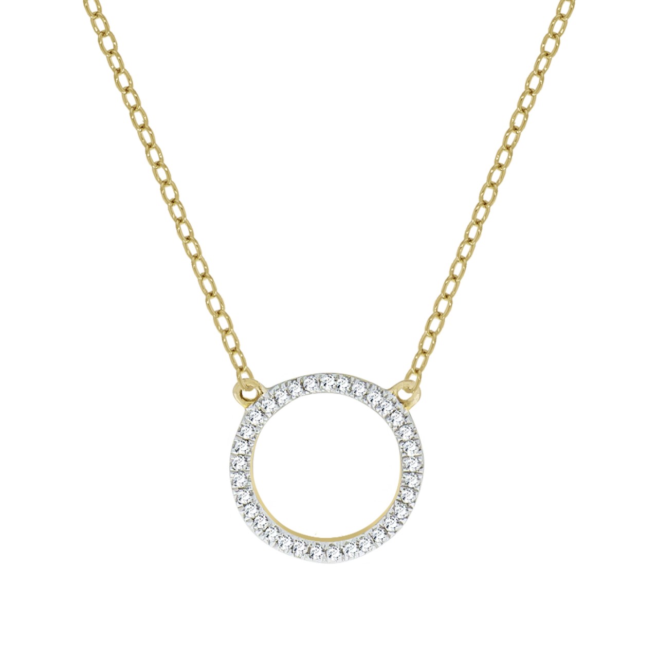 Halskette Collier 0,05ct