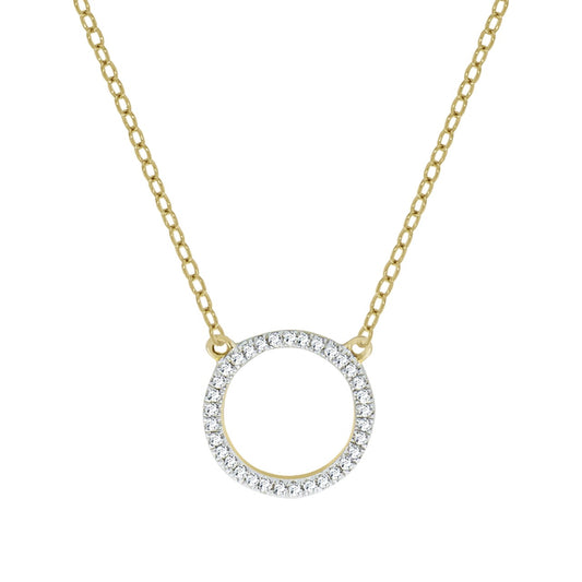 Halskette Collier 0,05ct