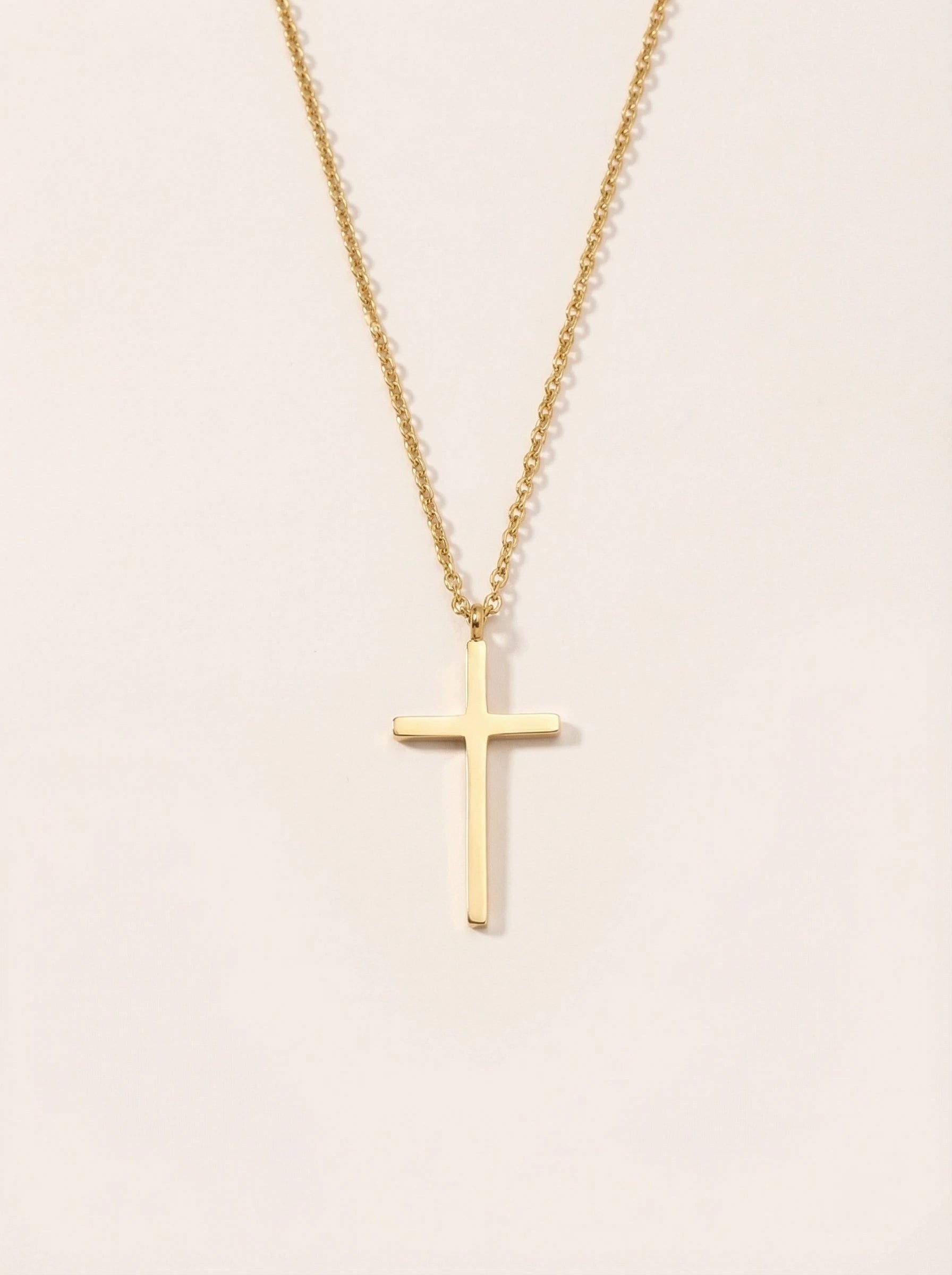 Classic Cross Edelstahl Halskette