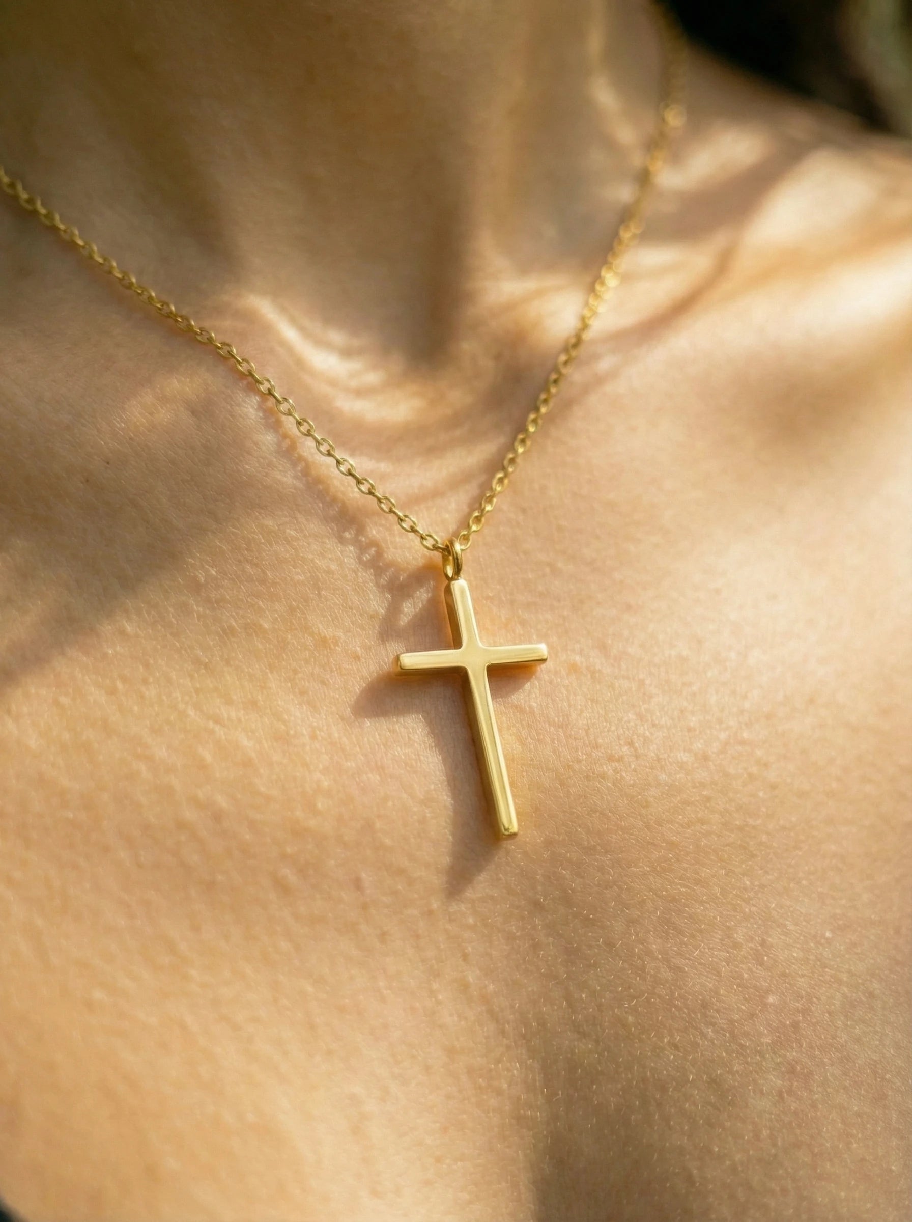 Classic Cross Edelstahl Halskette - Produktbild 4