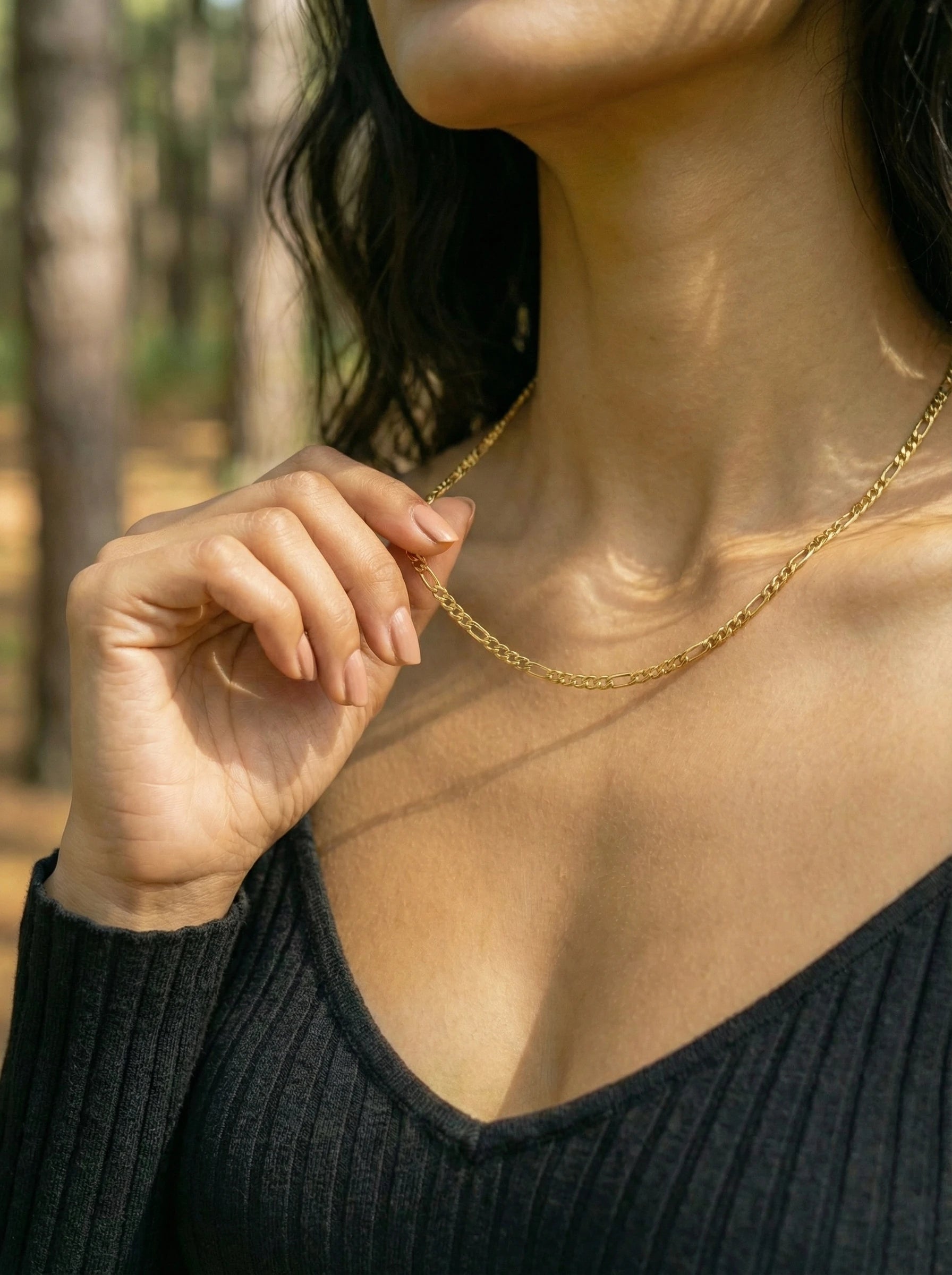 Antonia Verstellbare Edelstahl Kette - Produktbild 5