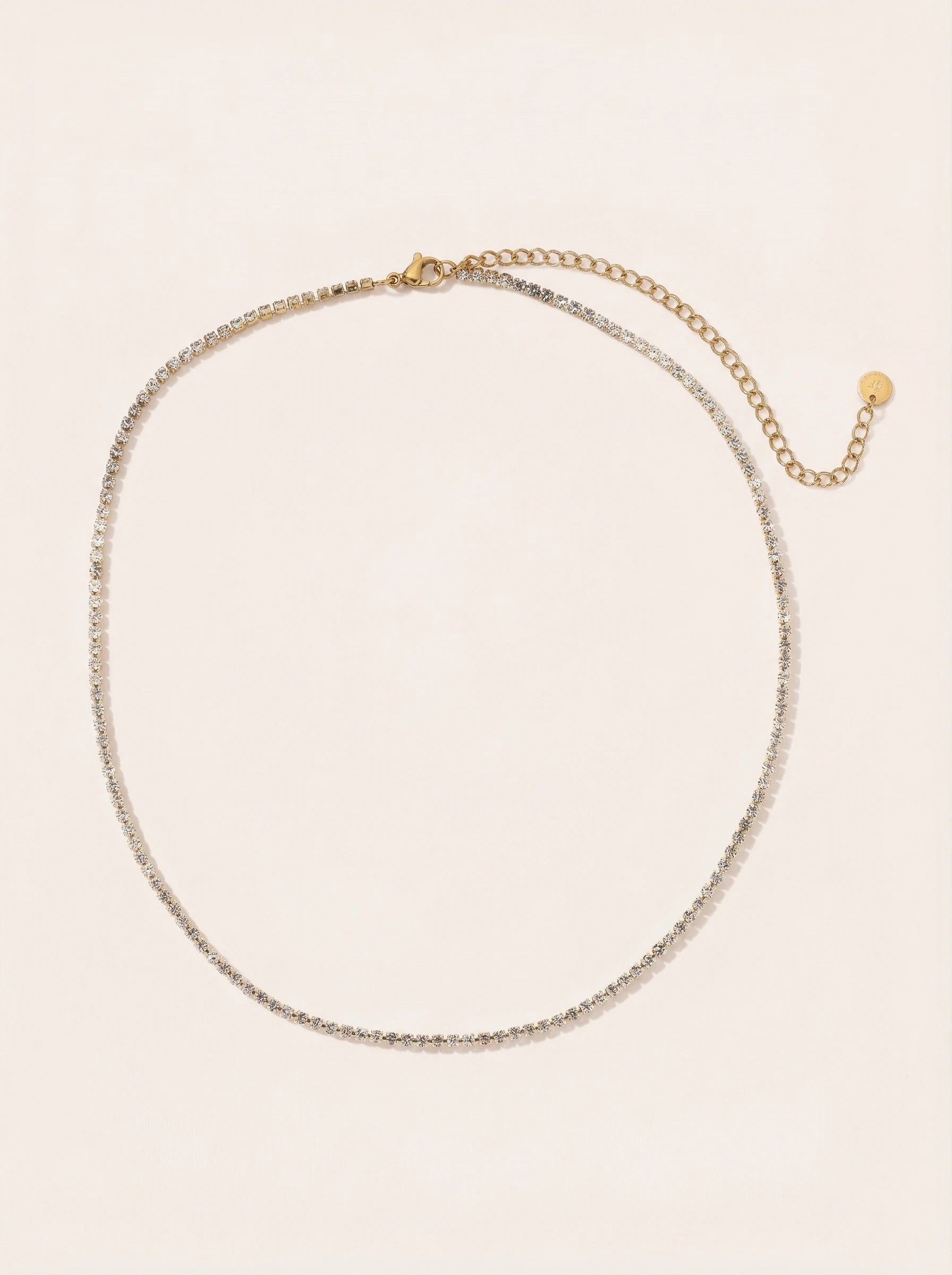 Fine Tennis Edelstahl Kette