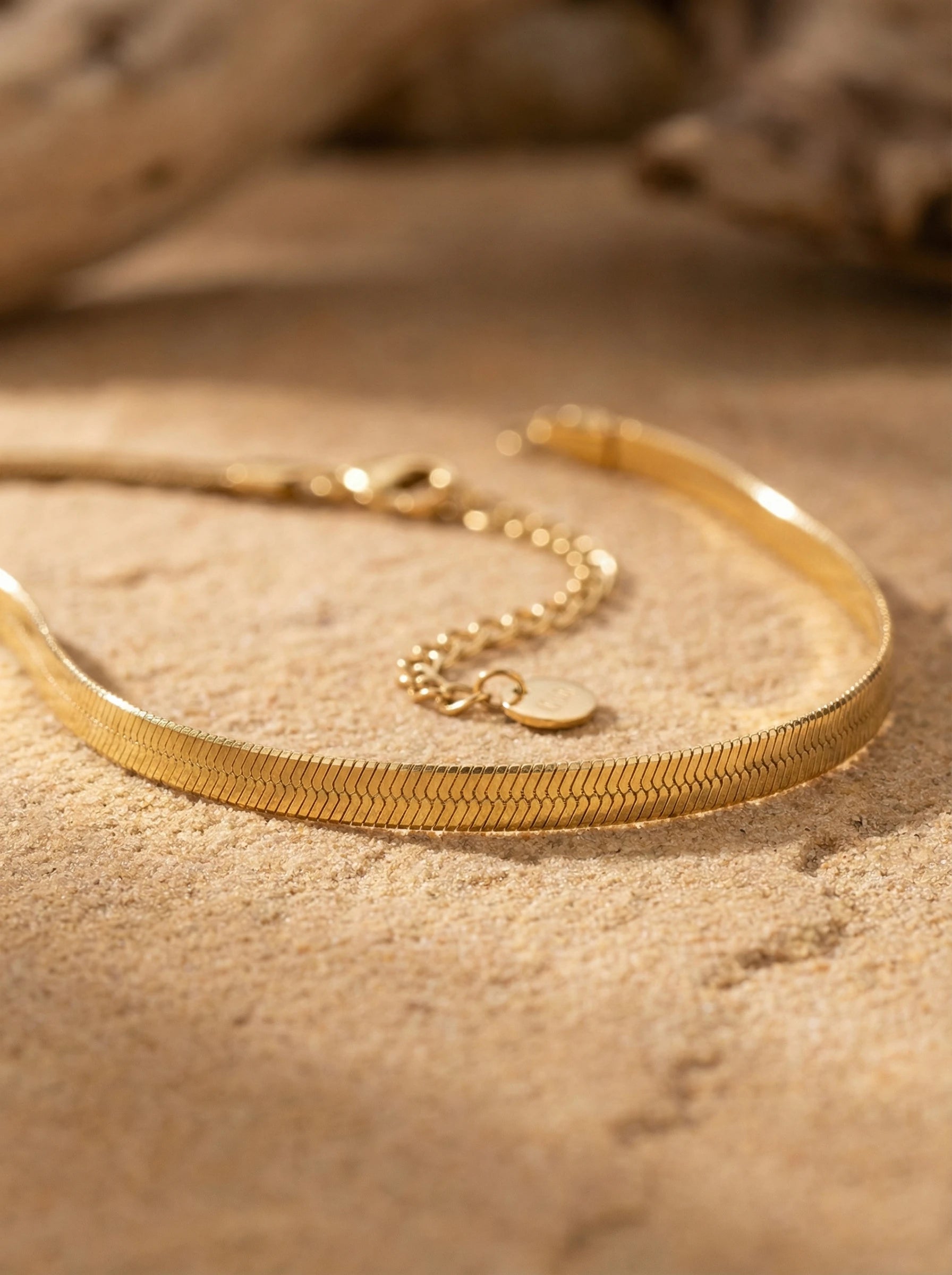 Snake Skin Edelstahl Kette - Produktbild 2