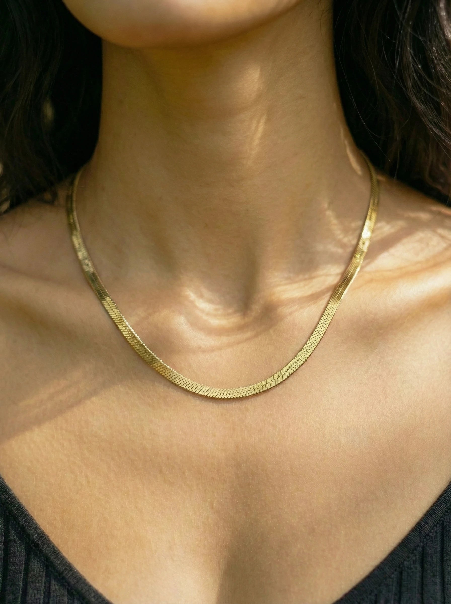 Snake Skin Edelstahl Kette - Produktbild 4