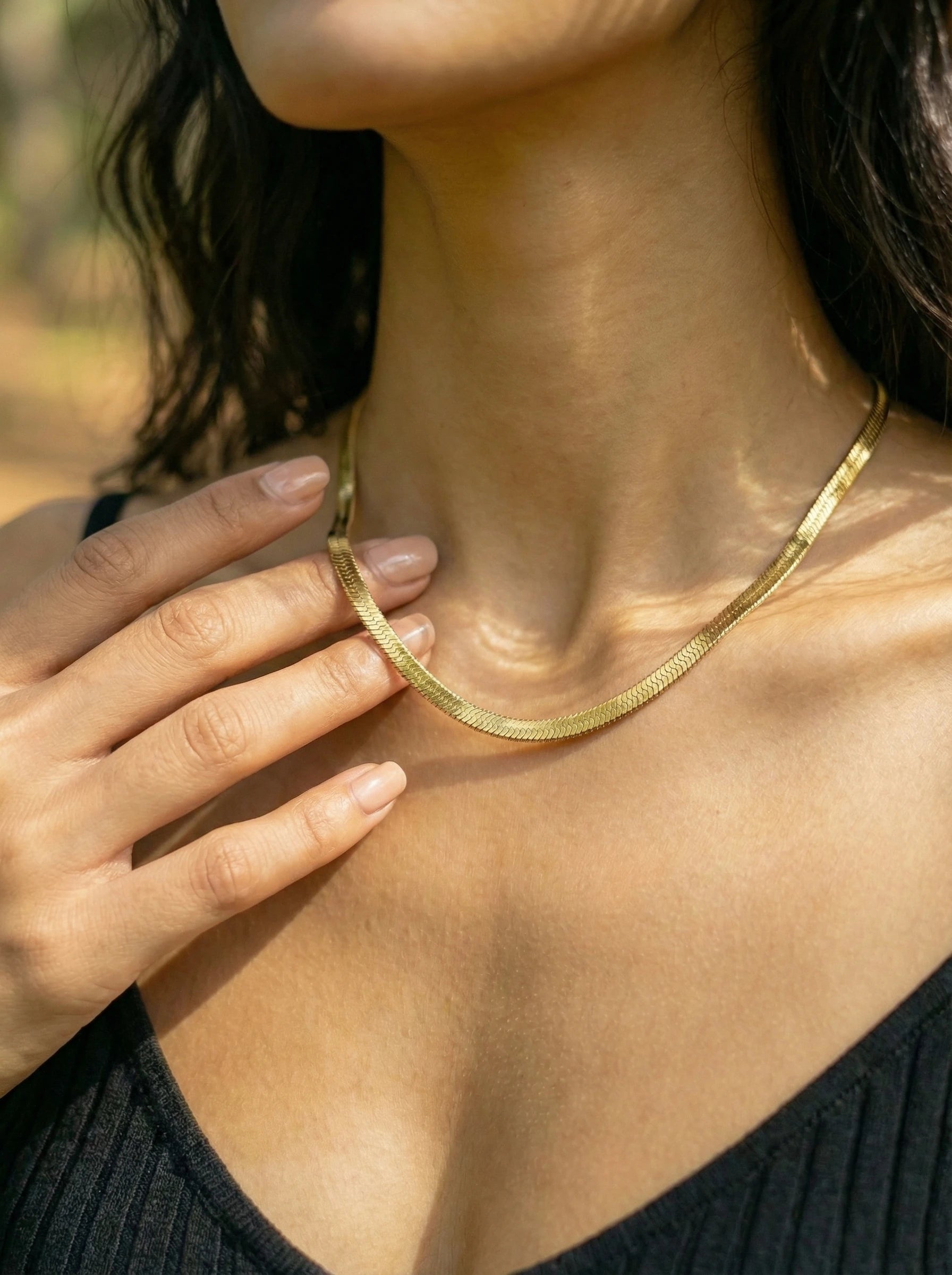 Snake Skin Edelstahl Kette - Produktbild 5