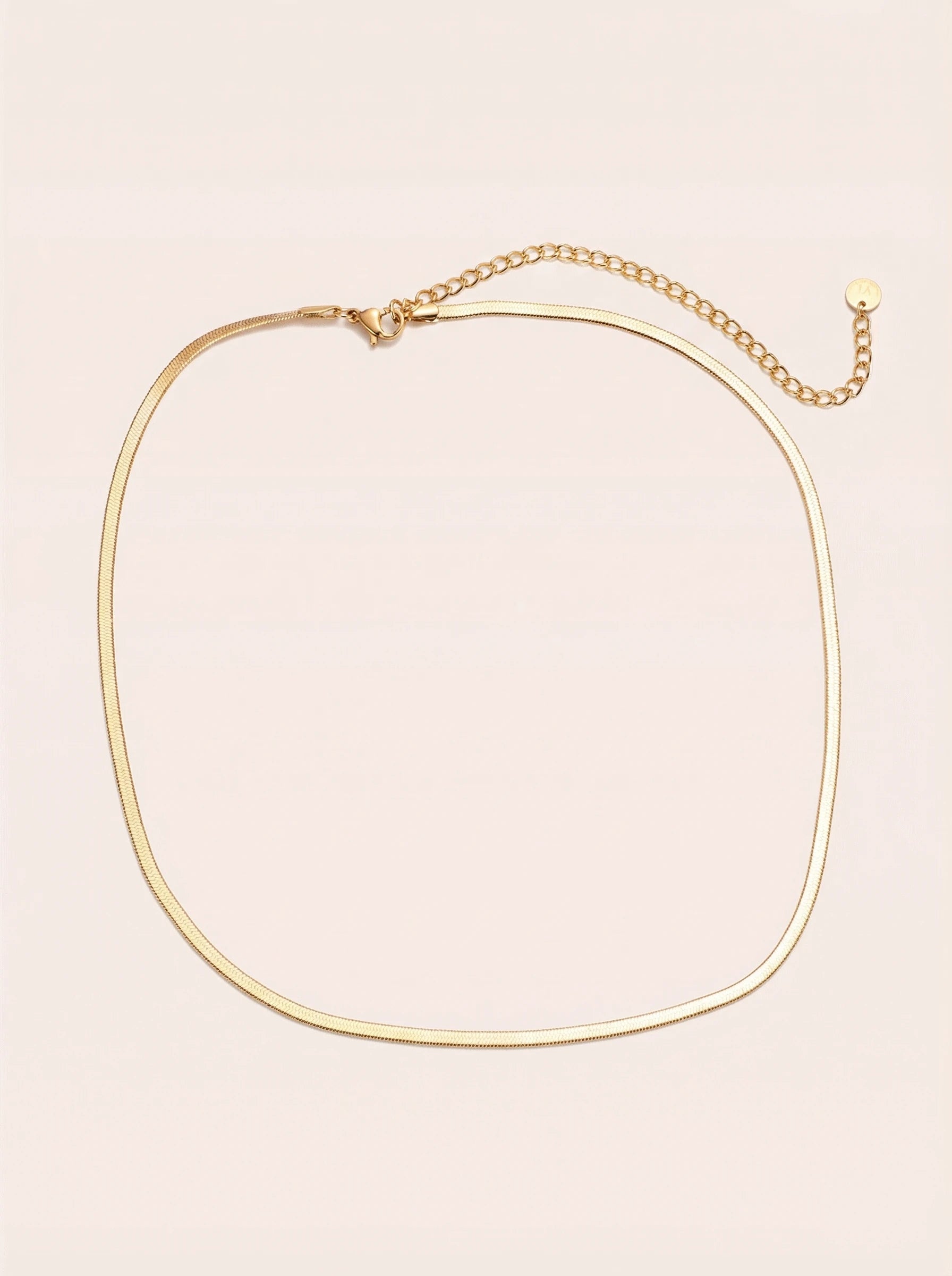 Fine Snake Skin Edelstahl Kette