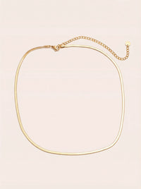 Fine Snake Skin Edelstahl Kette