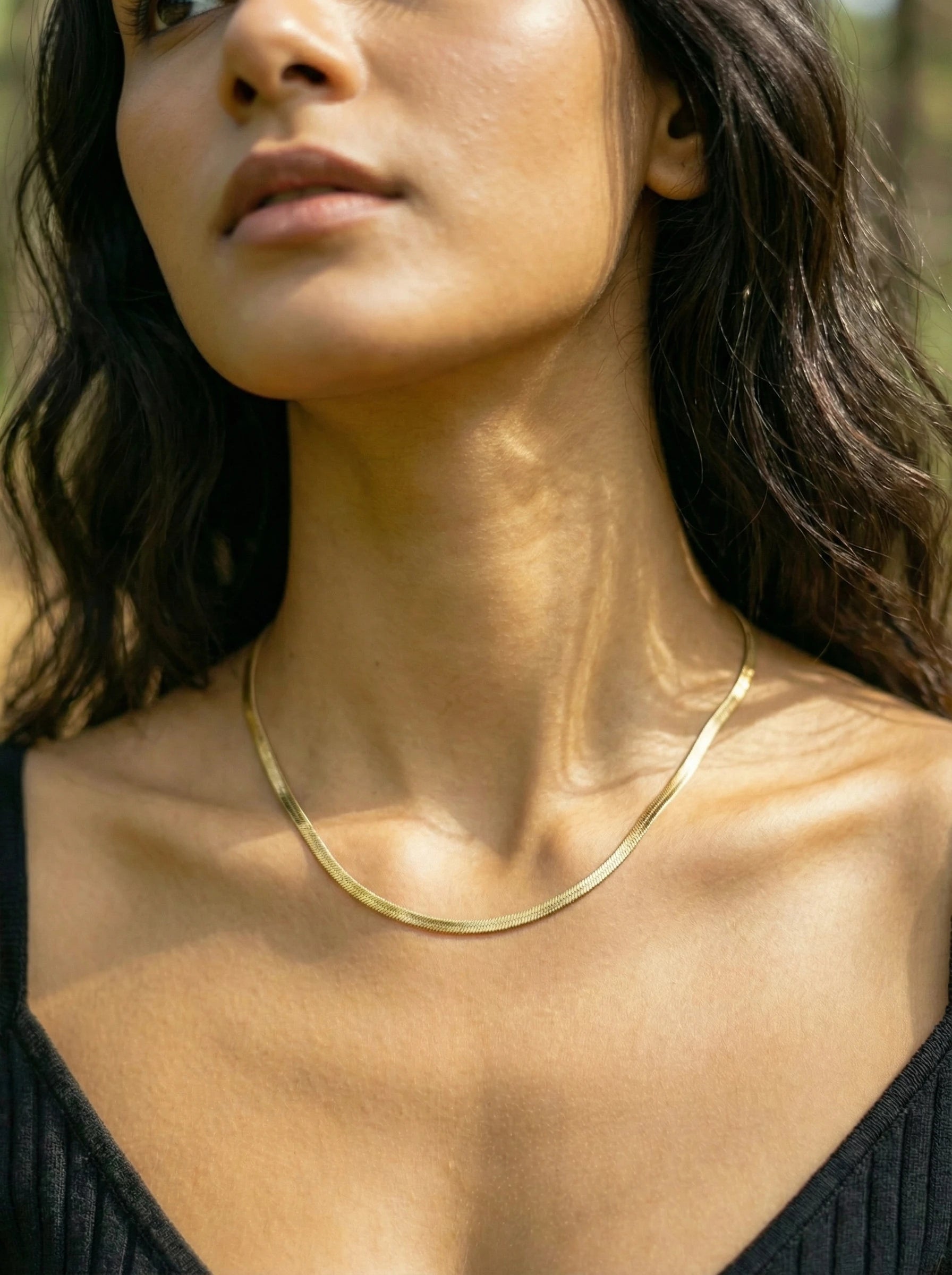 Fine Snake Skin Edelstahl Kette - Produktbild 3