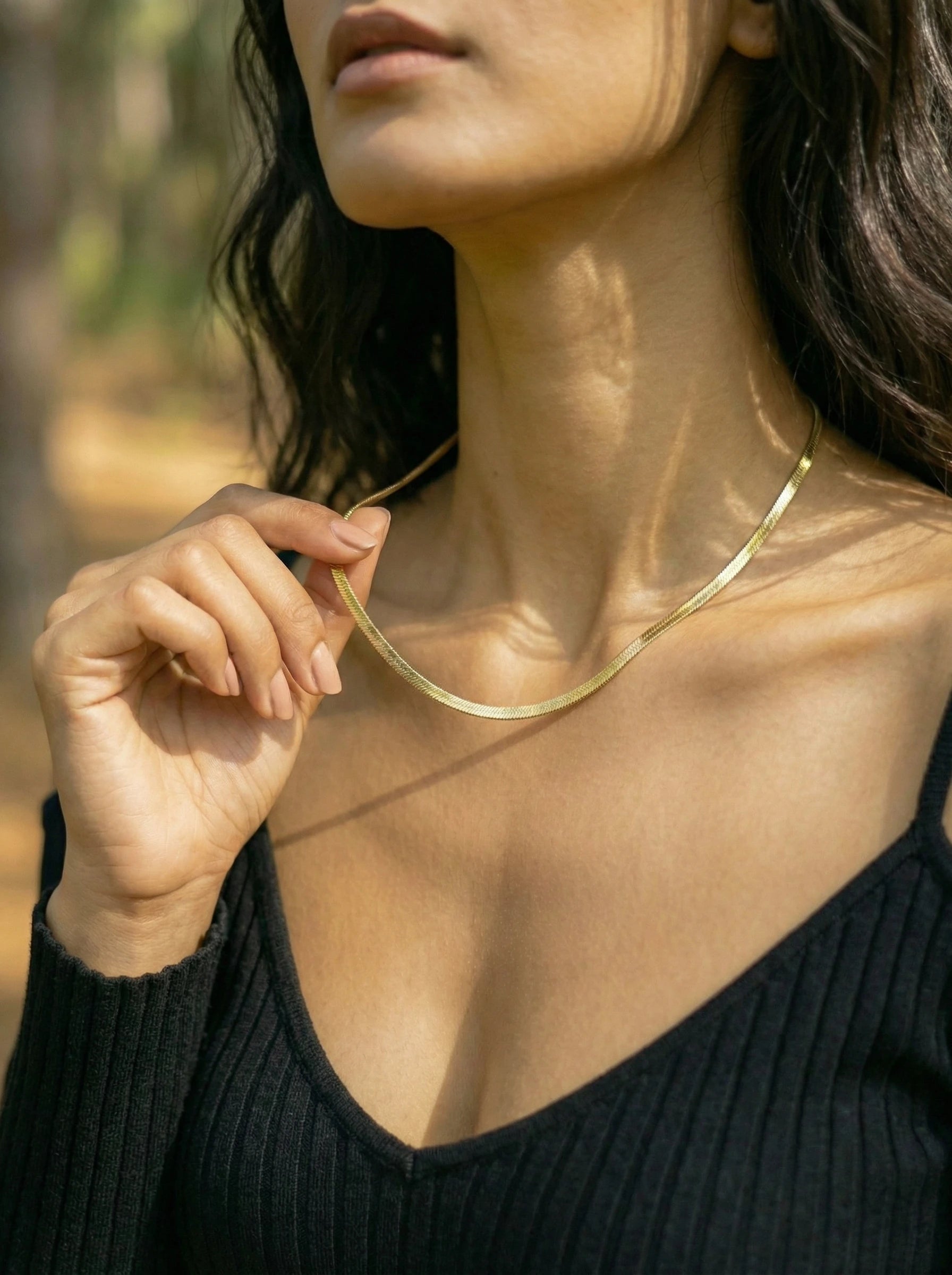 Fine Snake Skin Edelstahl Kette - Produktbild 7