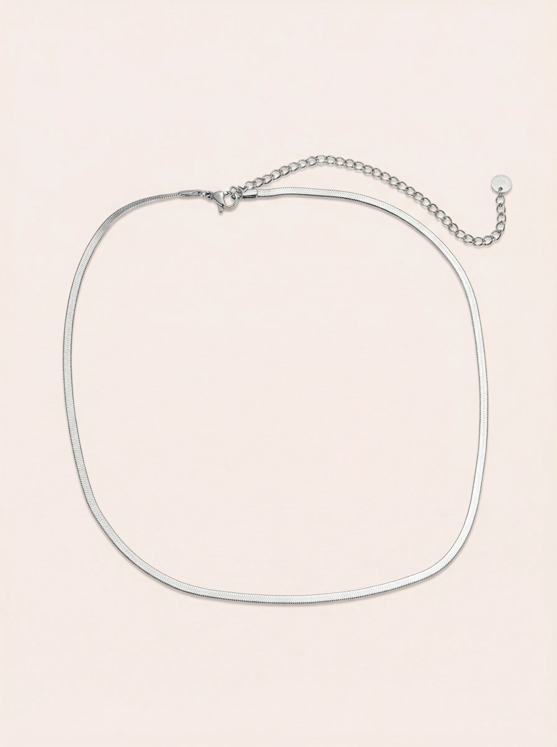 Fine Snake Skin Edelstahl Kette - Produktbild 9