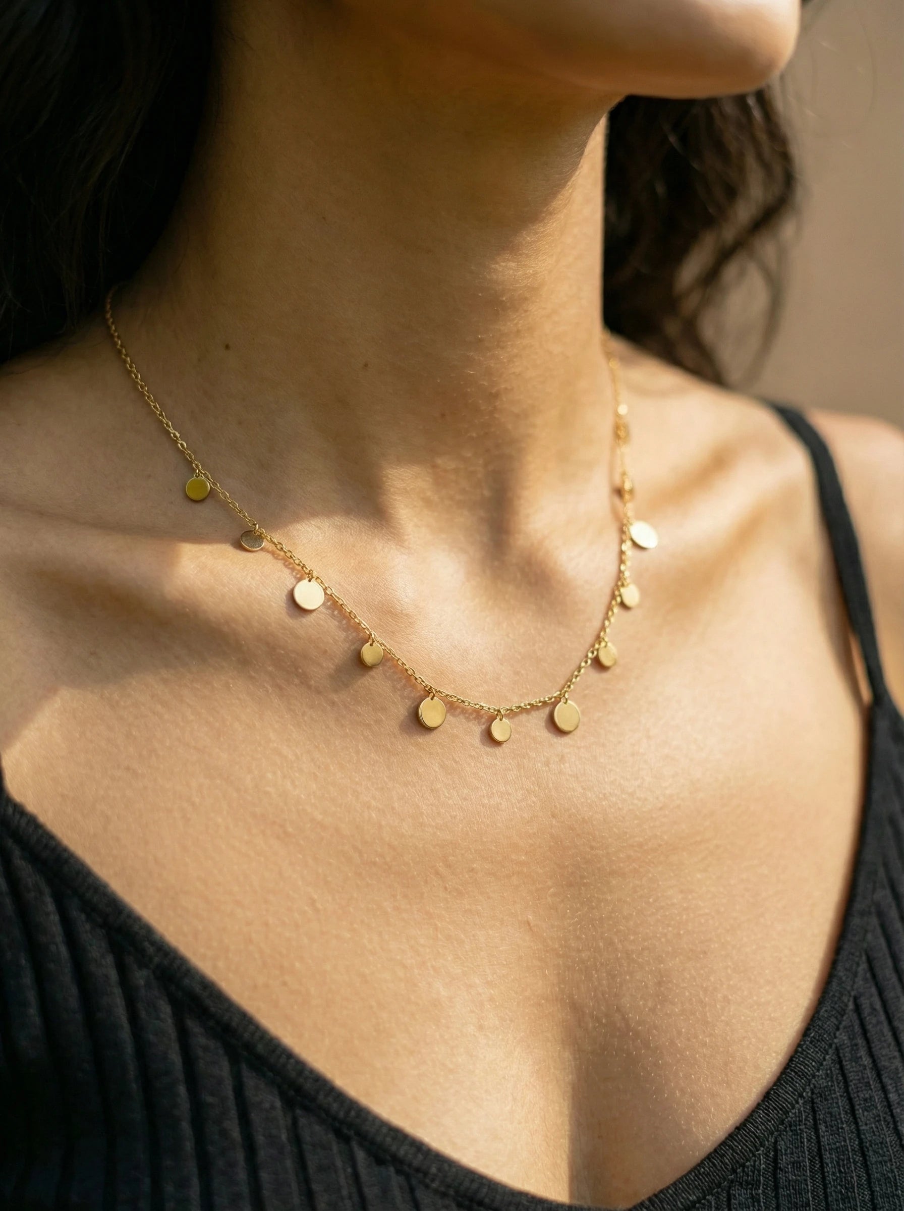 Simple Dot Edelstahl Kette - Produktbild 3