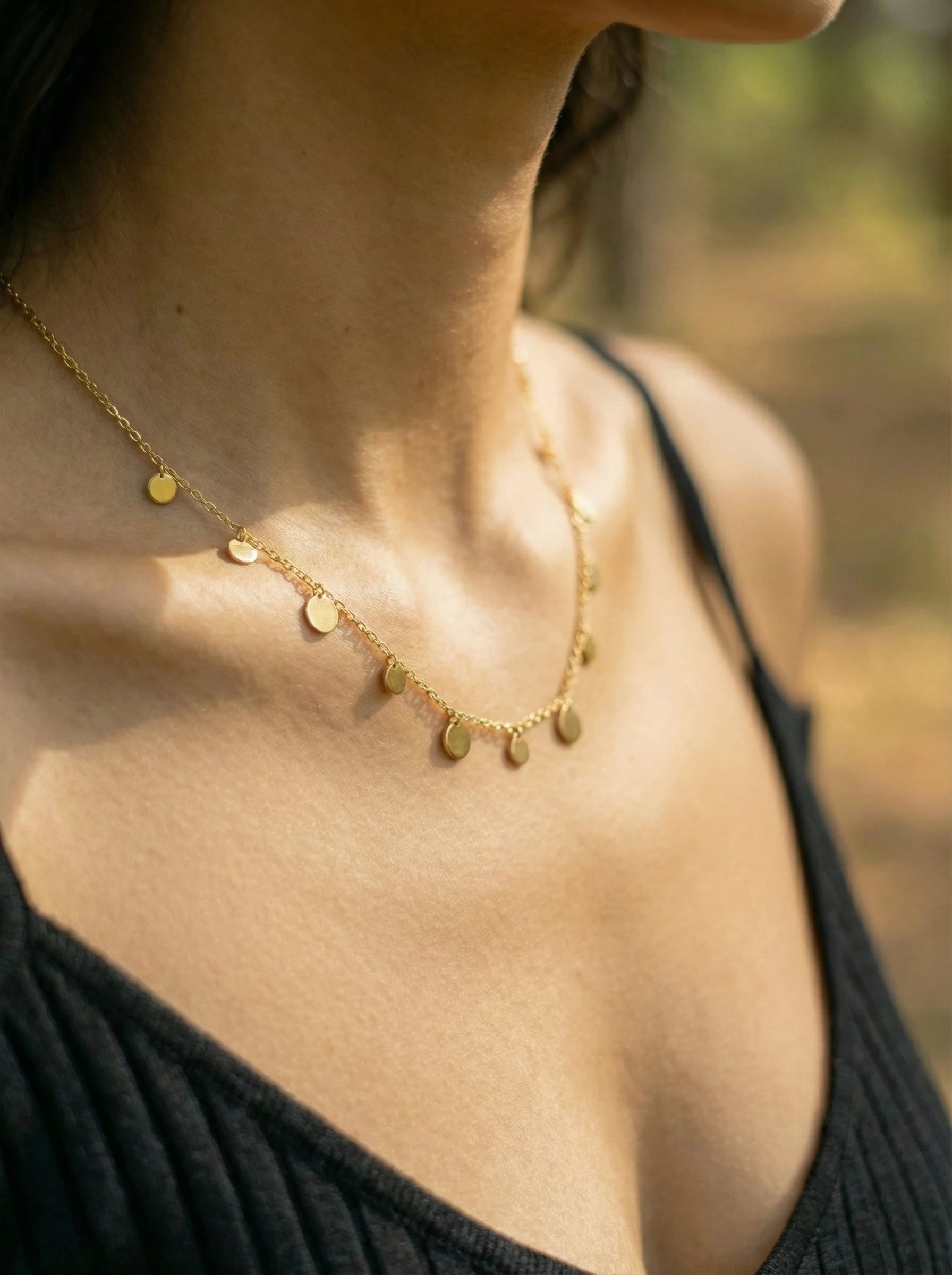 Simple Dot Edelstahl Kette - Produktbild 4