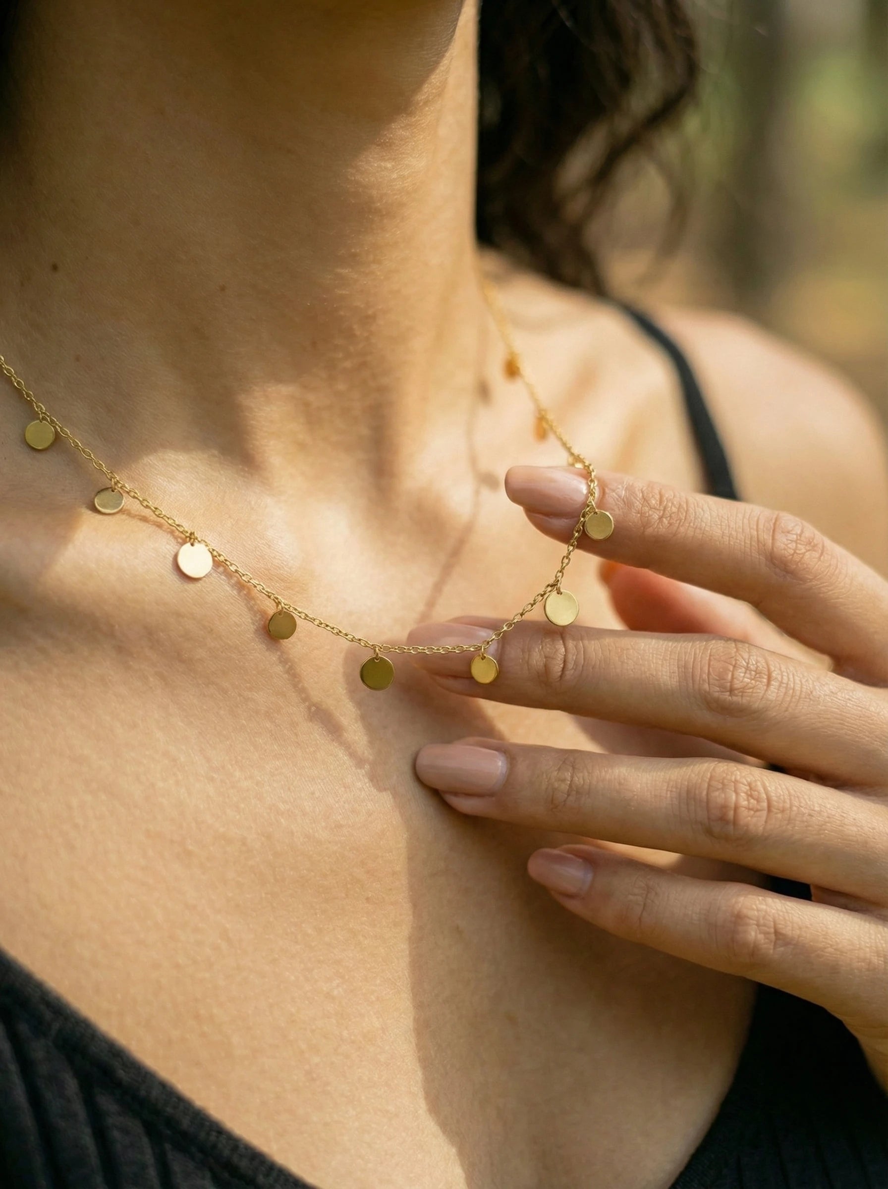 Simple Dot Edelstahl Kette - Produktbild 5