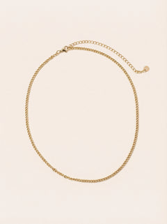 Simple Round Chain Edelstahl Kette