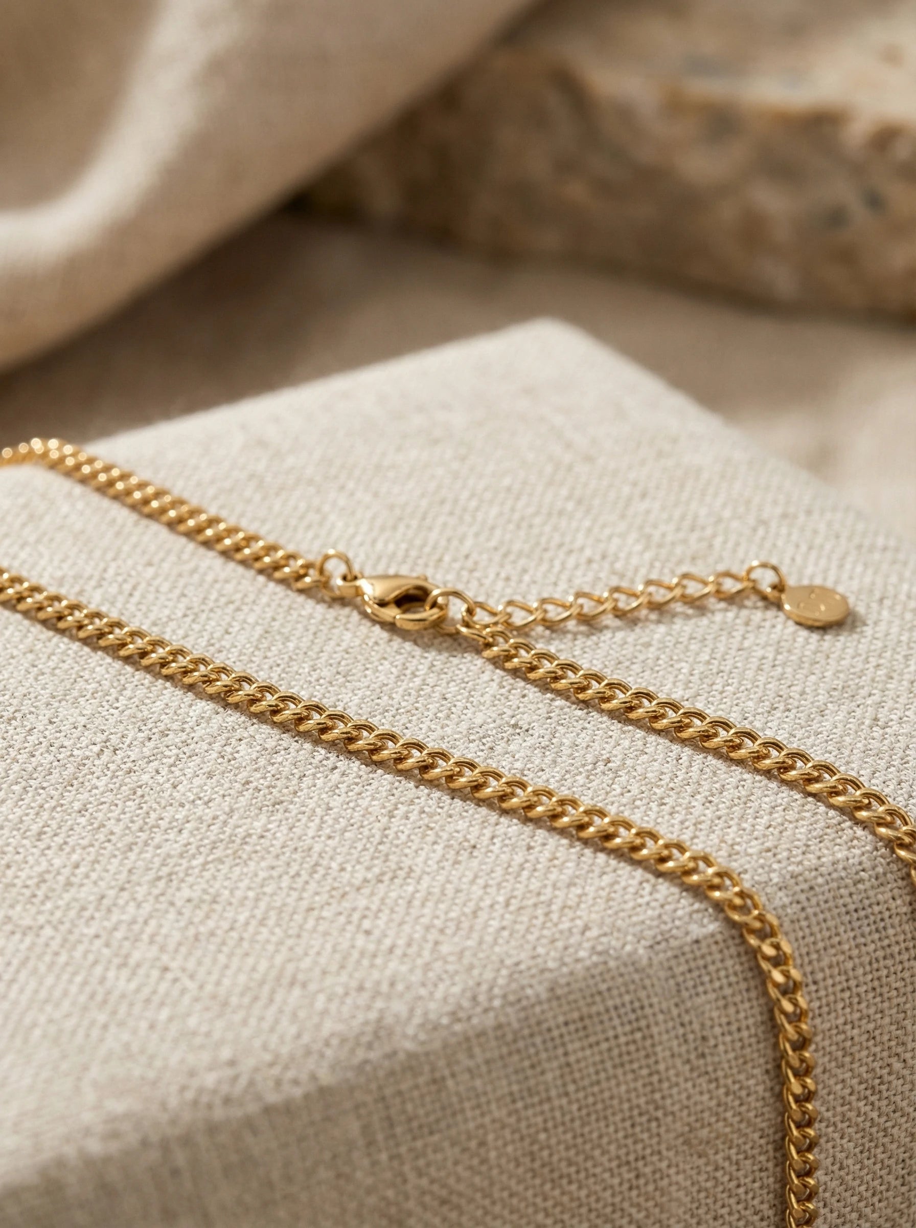 Simple Round Chain Edelstahl Kette - Produktbild 2