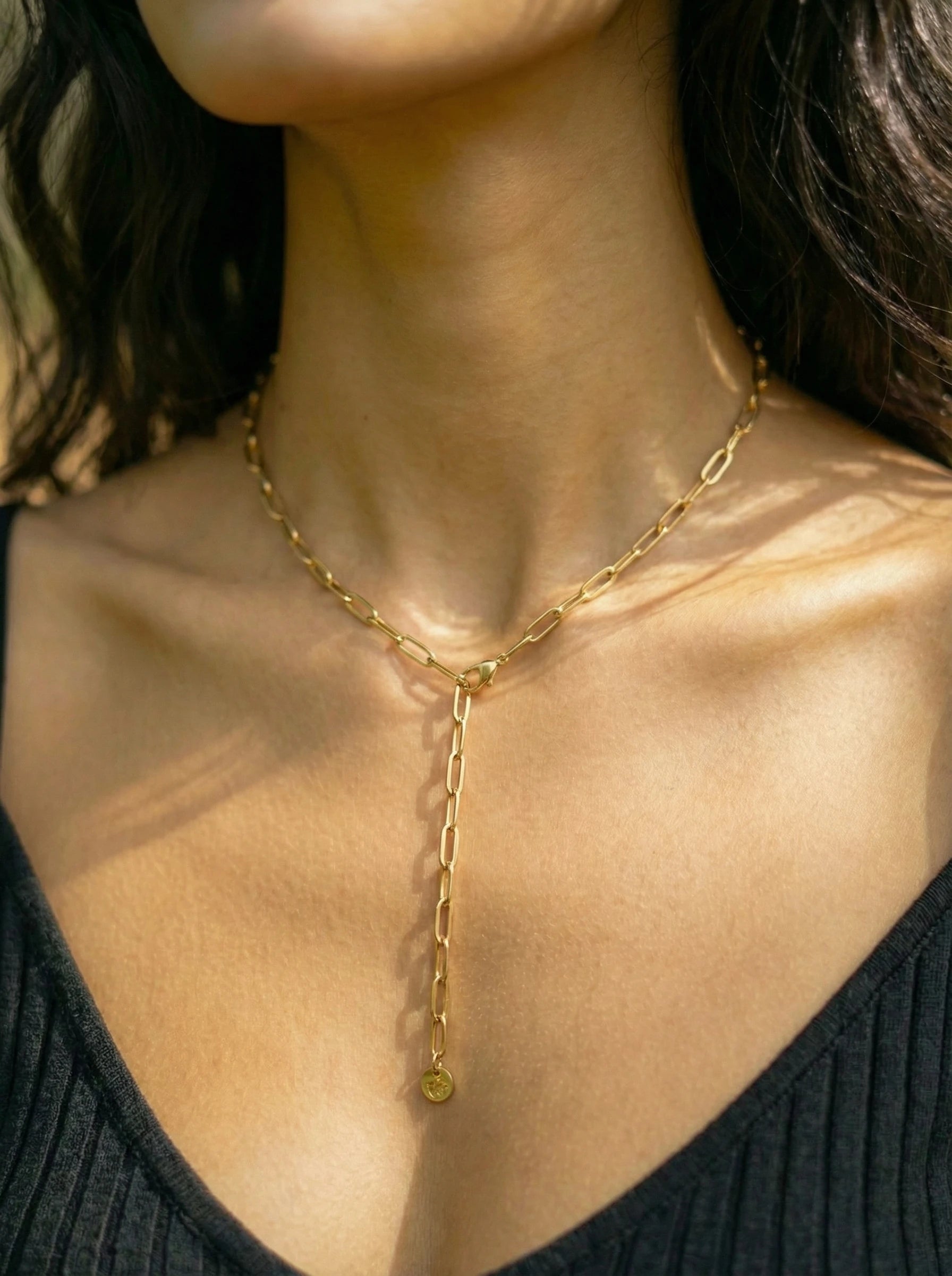Round Teresa Edelstahl Kette - Produktbild 3