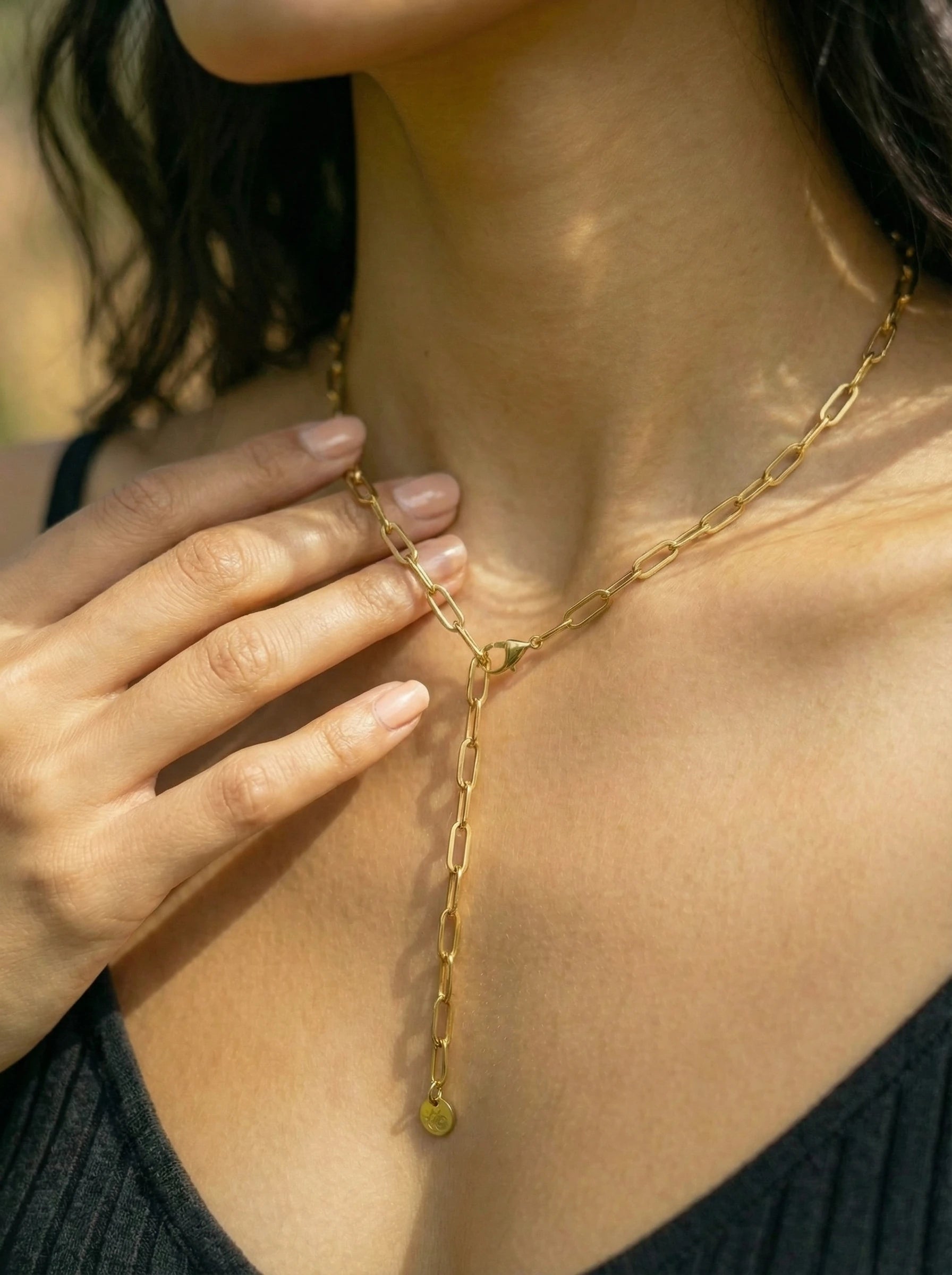 Round Teresa Edelstahl Kette - Produktbild 5