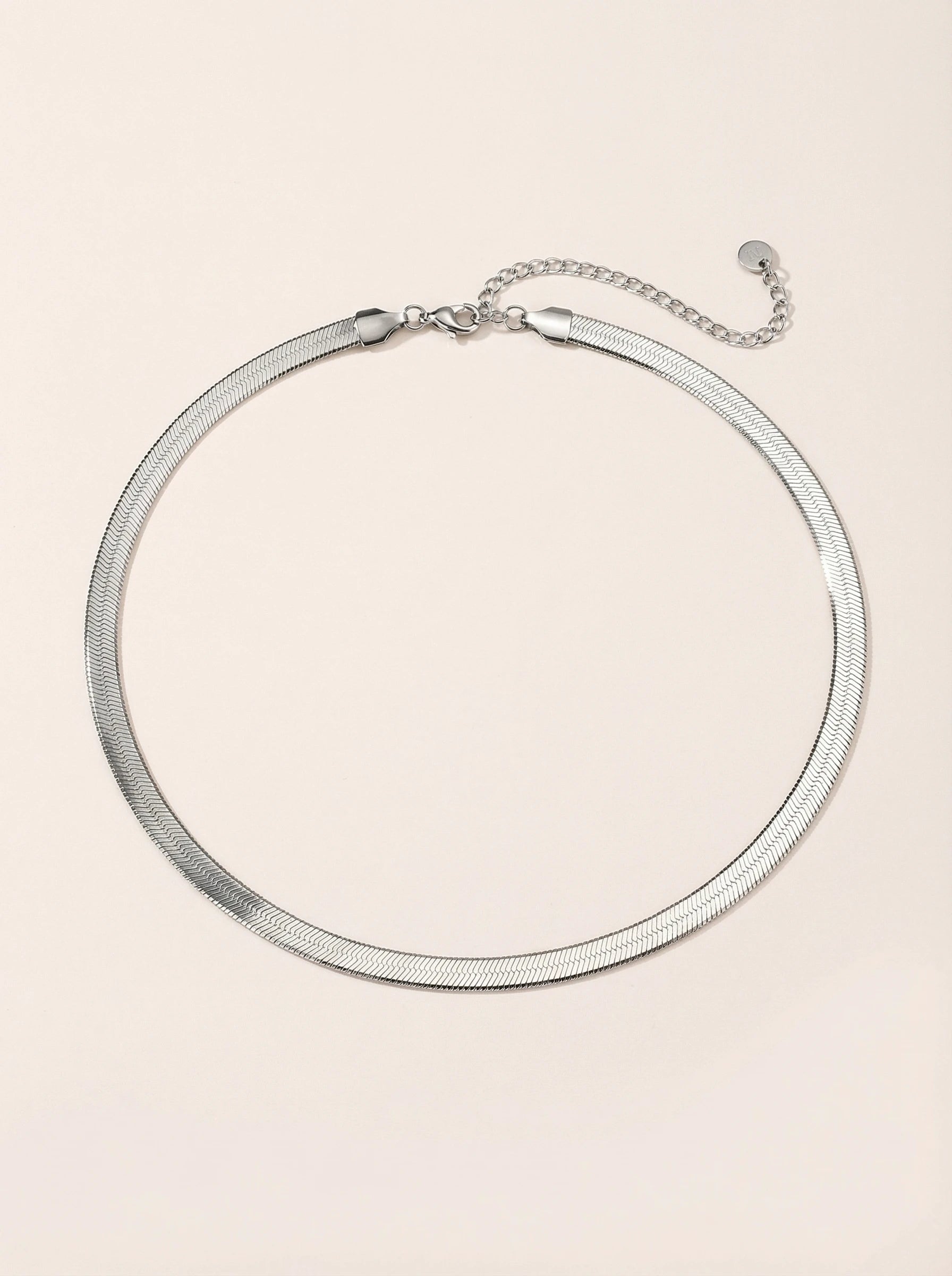 Wide Snake Skin Edelstahl Kette - Produktbild 9